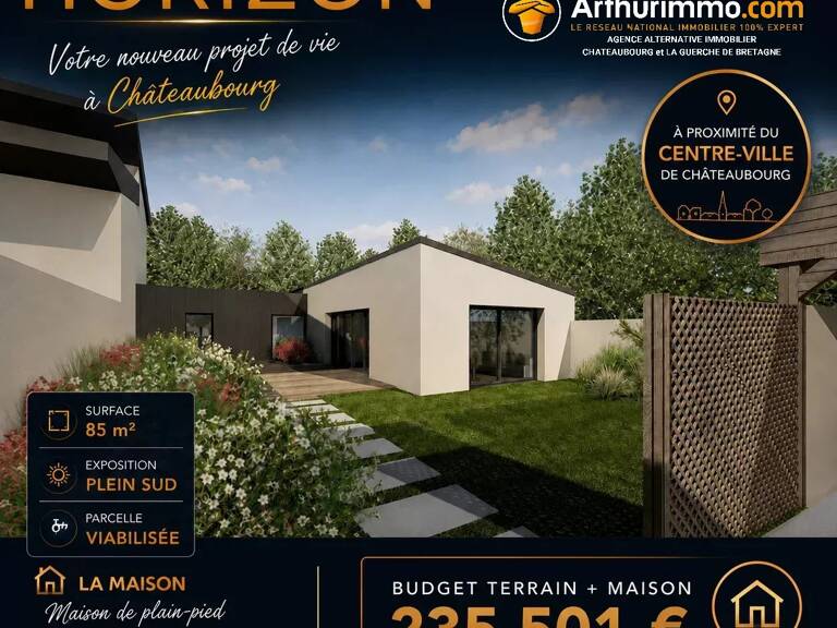 NOUVEAU : Maison - 3 chambres - CHÂTEAUBOURG, 85 m² — photo 1