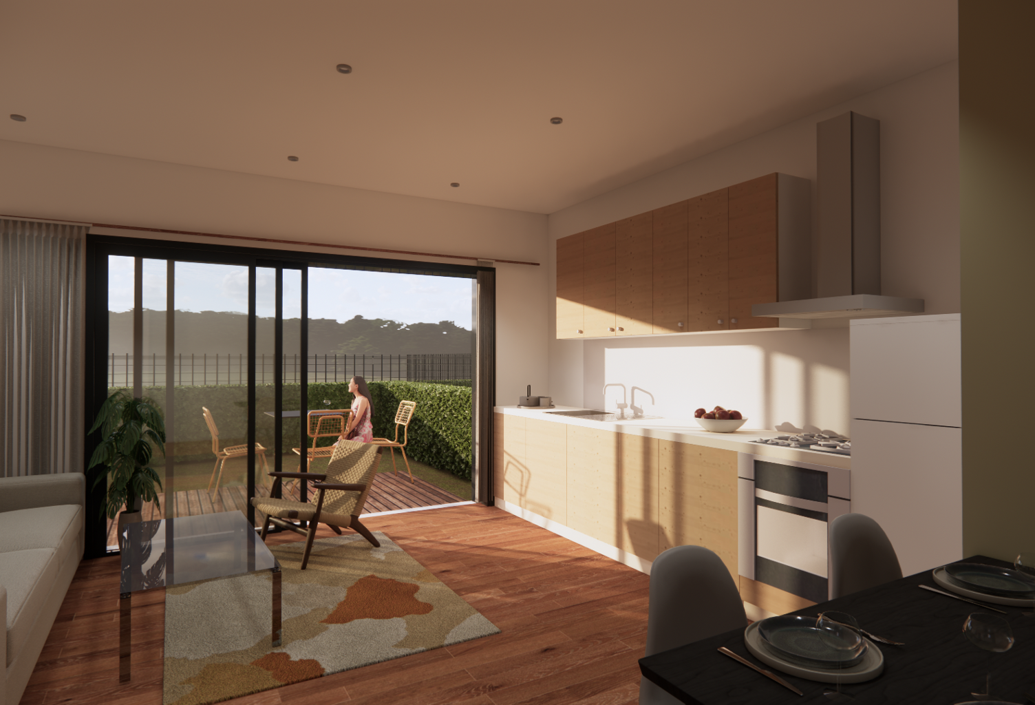 Maison neuve T4   Jardin, terrasse, parking   Saint-Denis-en — photo 1