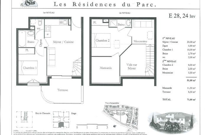 T3 duplex de 51 m2 à Sainte-Marie-La-Mer — photo 2
