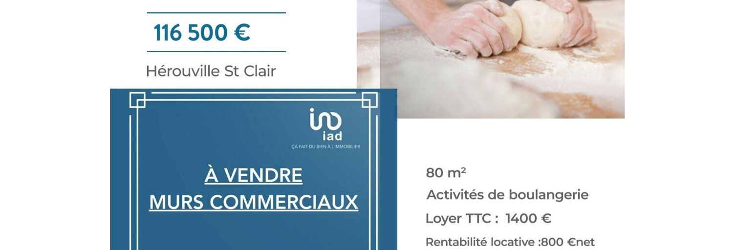 Commerce  80 m² à vendre à Hérouville-Saint-Clair (14200)