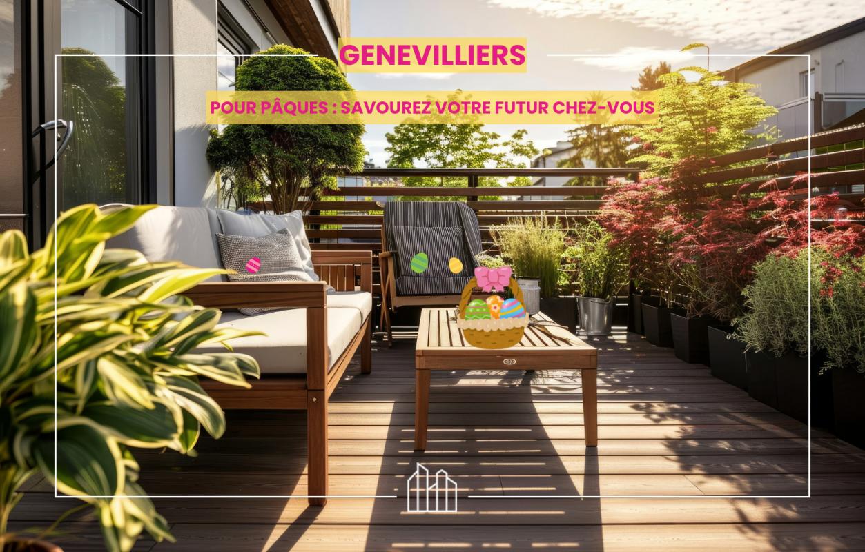 Appartement neuf 3 pièces 61 m² Gennevilliers 92230