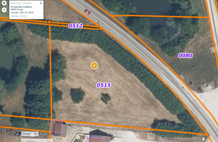 GURGY - BELLE PARCELLE DE TERRAIN A BATIR DE 3299M² — photo 2