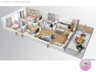A vendre appartement 4 pièces de 87m² à Rennes — photo 4