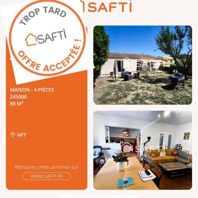 Maison 4 pièces 245000 €