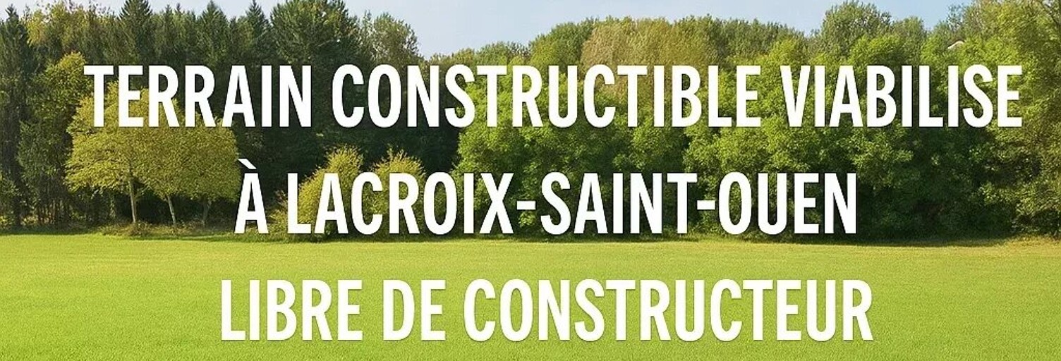 Terrain  715 m² à vendre à Lacroix-Saint-Ouen (60610)