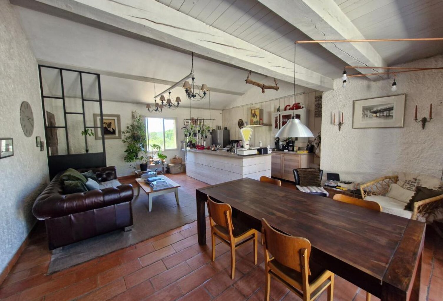 Pays de Banon, maison rénovée, avec chambre hôte et gite, jardin à la campagne — photo 1
