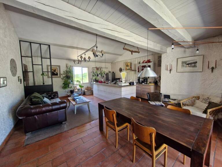 Pays de Banon, maison rénovée, avec chambre hôte et gite, jardin à la campagne — photo 1