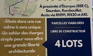 Terrain  697 m² à vendre à Saint-Escobille (91410)