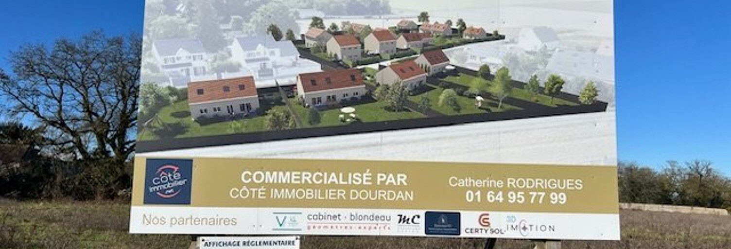 Terrain  697 m² à vendre à Saint-Escobille (91410)