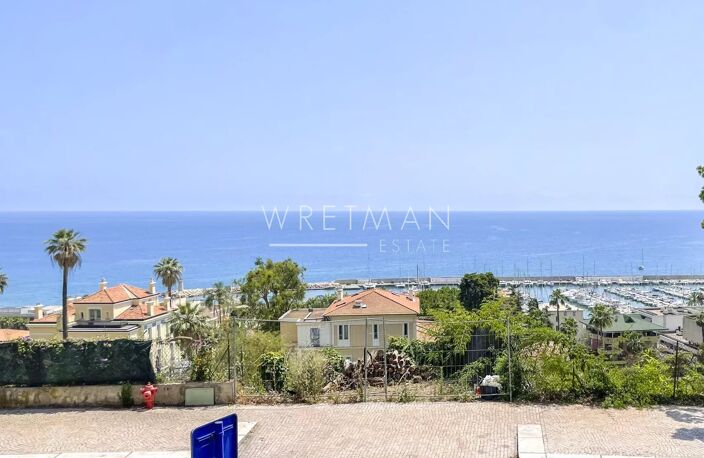 Lumineux studio avec balcon et vue mer panoramique - Menton Gara — photo 5