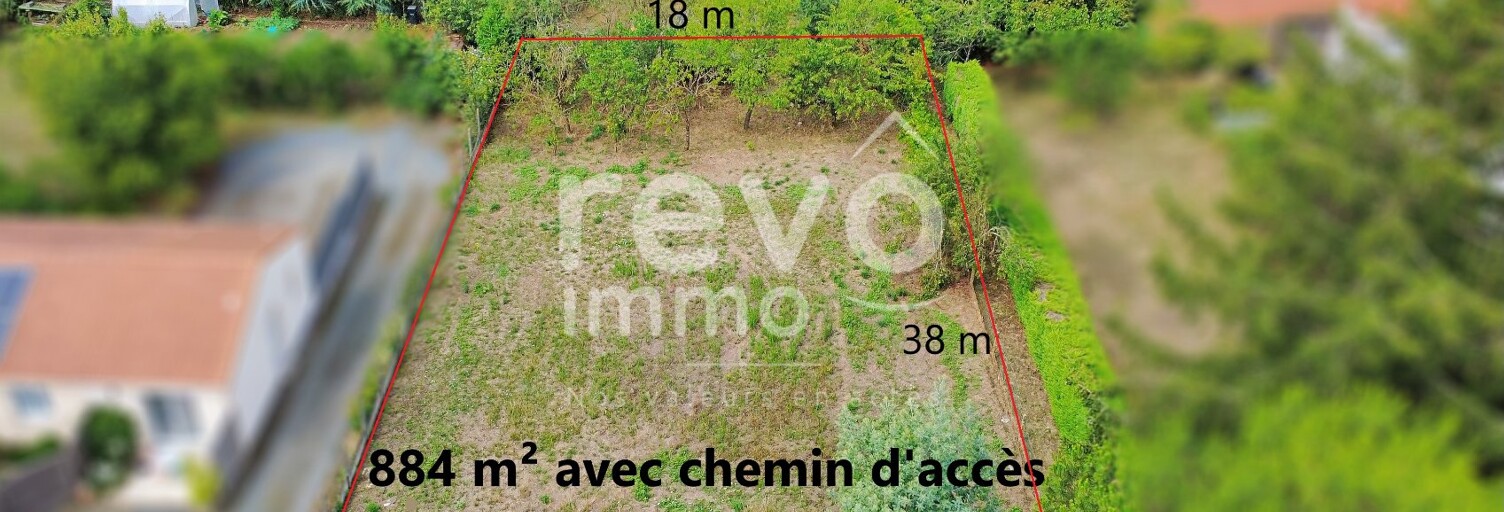 Terrain  884 m² à vendre à Divatte-sur-Loire (44450)
