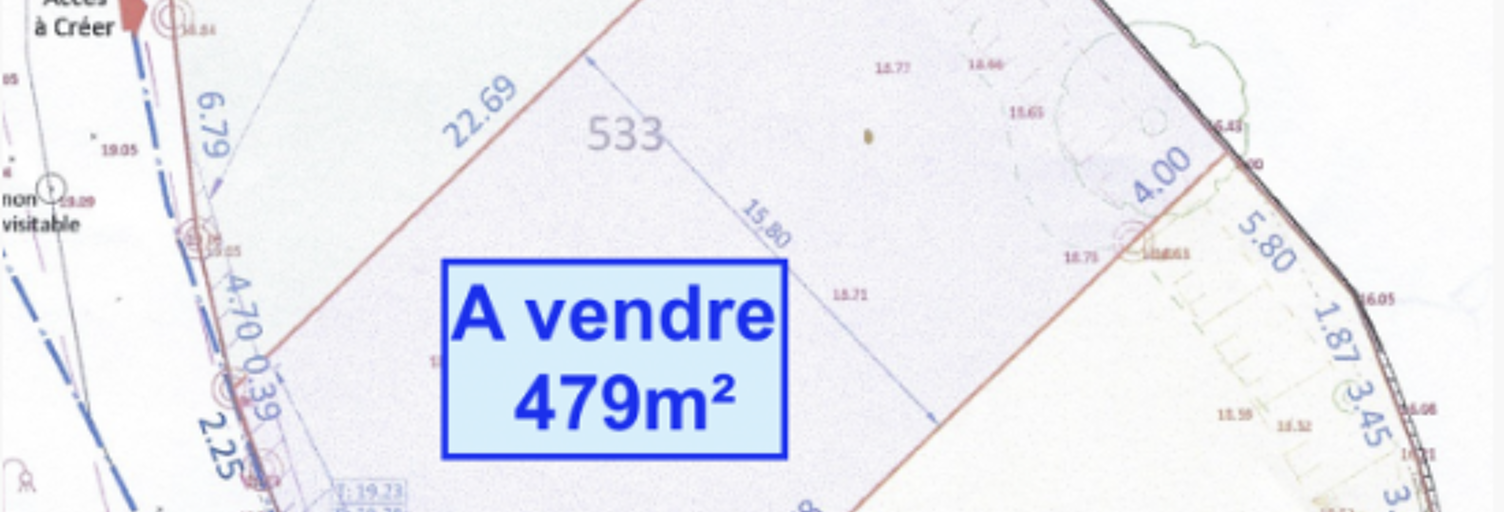 Terrain  479 m² à vendre à Thouaré-sur-Loire (44470)