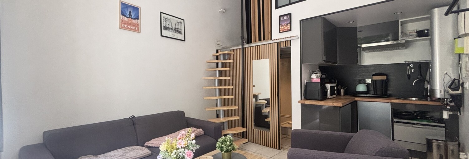 Appartement 1 Pièce 17 m² à vendre à Rennes (35000)