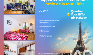 Appartement 3 Pièces 76 m² à vendre à Paris 15 (75015)