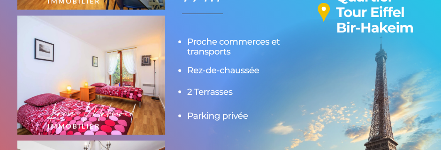 Appartement 3 Pièces 76 m² à vendre à Paris 15 (75015)