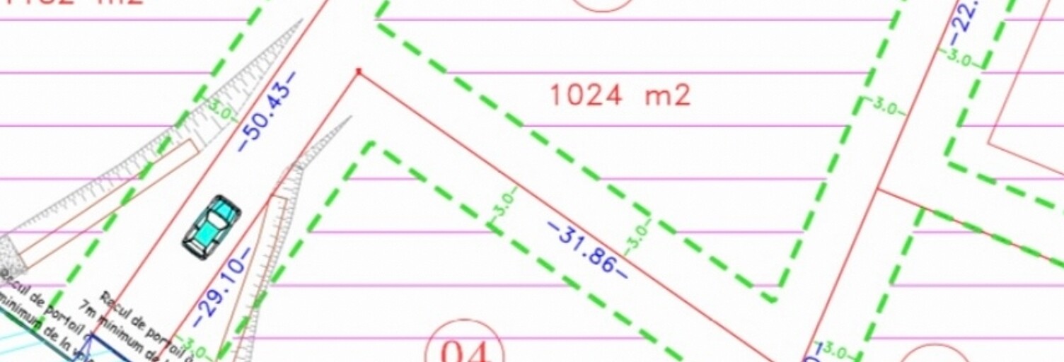 Terrain  1024 m² à vendre à Béziers (34500)