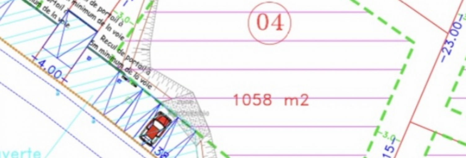 Terrain  1058 m² à vendre à Béziers (34500)