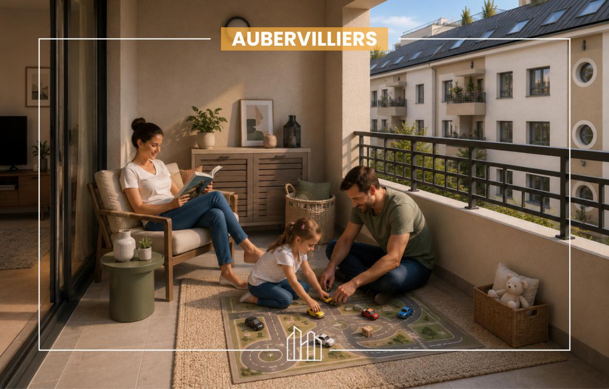 Aubervilliers Appartement 3 pièces 56 m²