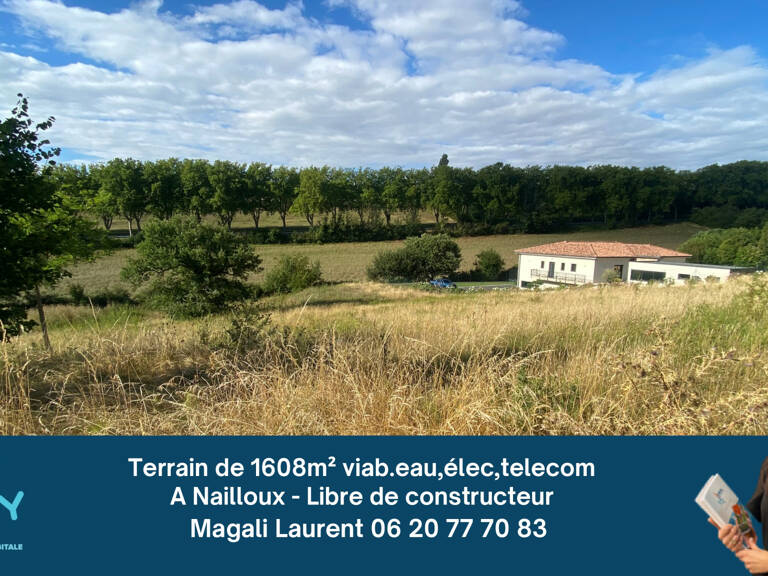 Terrain viabilisé de 1608m2 au calme — photo 1