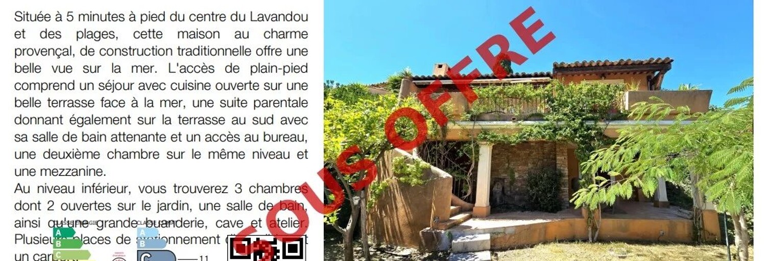 Maison 6 Pièces 153 m² à vendre à Bormes-les-Mimosas (83230)