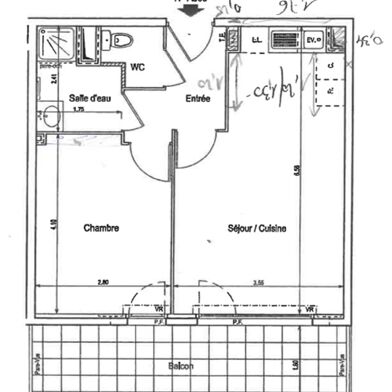 Appartement 2 pièces 195000 €