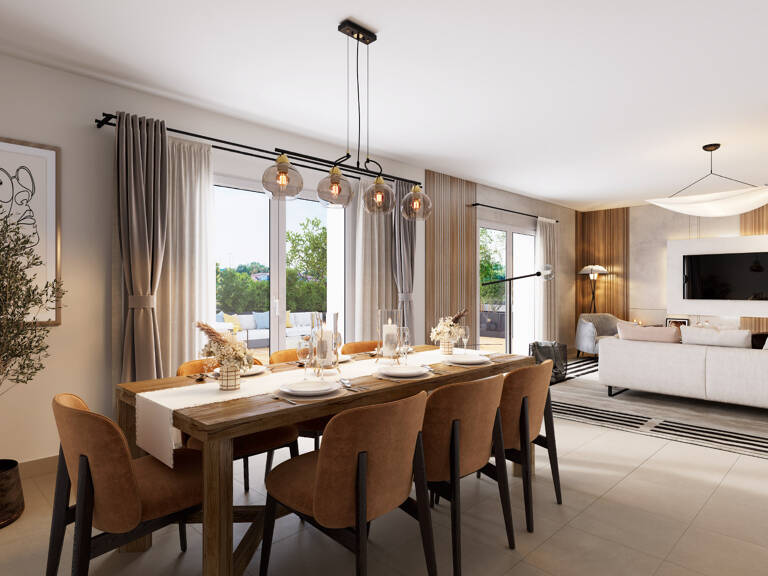 
        Appartement

        (2 à 3 pièces)

        (39 à 65 m²)
       — photo 1