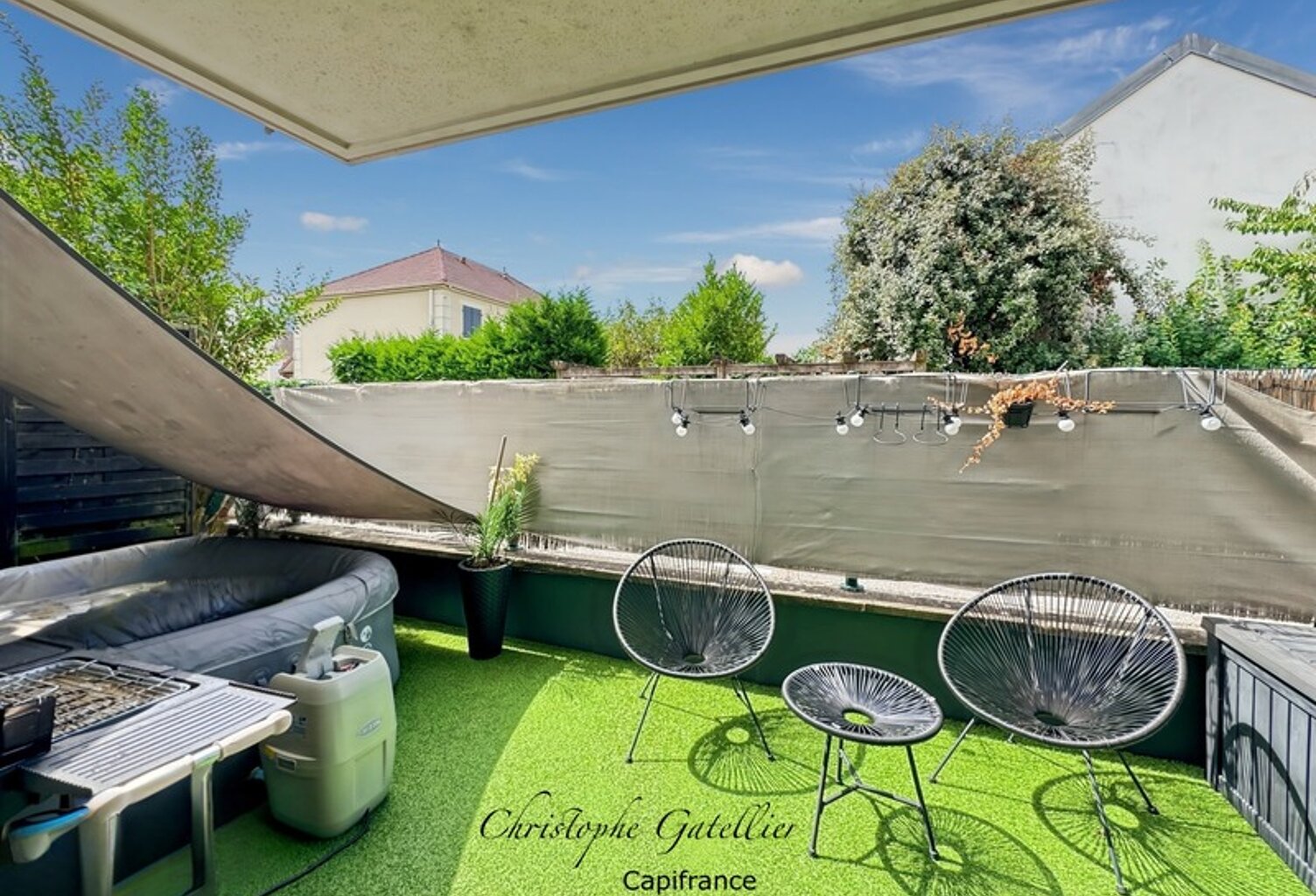 Quartier VILLAGE, appartement T3 (2 chambres) - Terrasse et Jardinet - Box fermé — photo 1