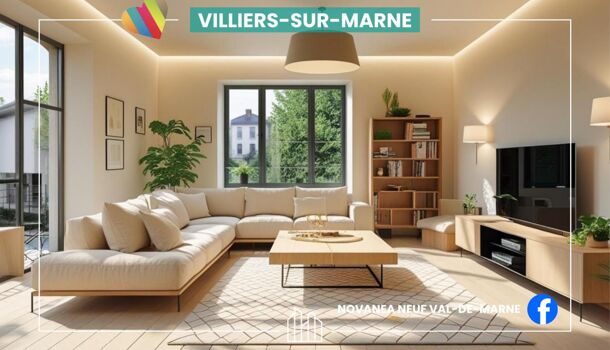 Appartement 4 pièces  à vendre Villiers-sur-Marne 94350