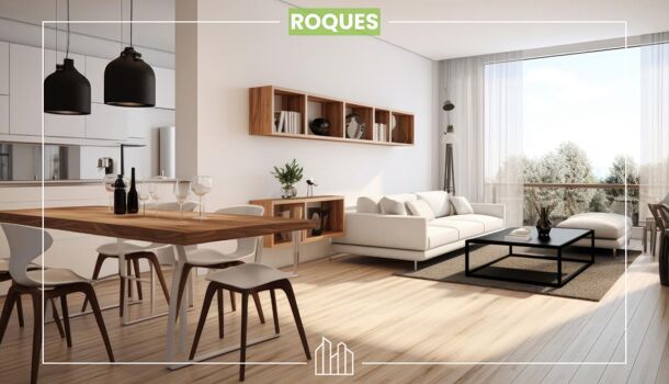 Appartement 3 pièces  à vendre Roques 31120