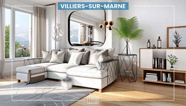 Appartement 2 pièces  à vendre Villiers-sur-Marne 94350