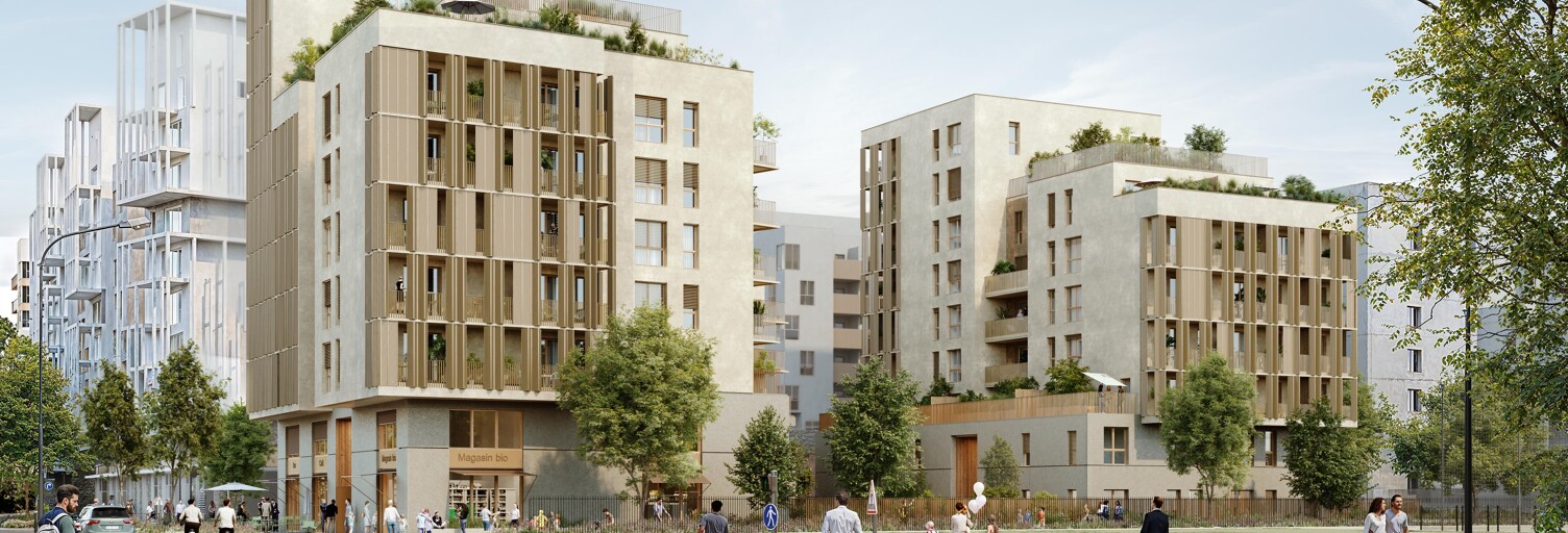 Appartement neuf T2, T3, T4 Pièce 47 à 86 m² à vendre à Pantin (93500)