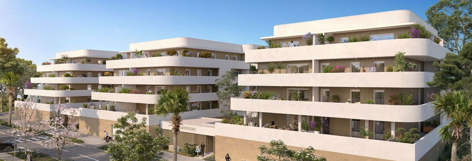 Appartement neuf T2, T3, T4 Pièce 44 à 103 m² à vendre à Canet-en-Roussillon (66140)