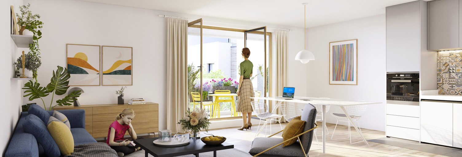 Appartement neuf T3, T4, T5 Pièce 65 à 105 m² à vendre à Montigny-le-Bretonneux (78180)