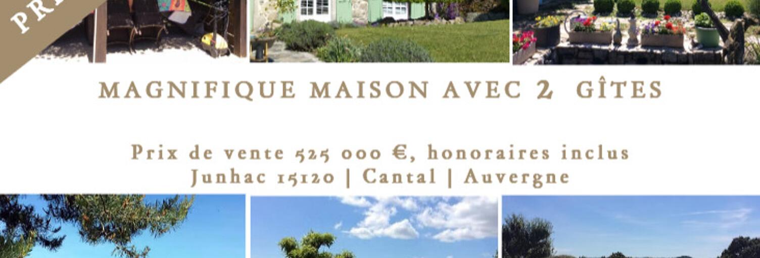 Maison 11 Pièces 265 m² à vendre à Junhac (15120)