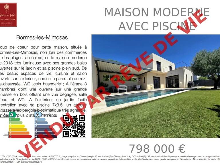 MAISON MODERNE AVEC PISCINE — photo 1