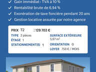 Investissement LLI Meublé   T2 Neuf avec Rentabilité + Exoné — photo 2