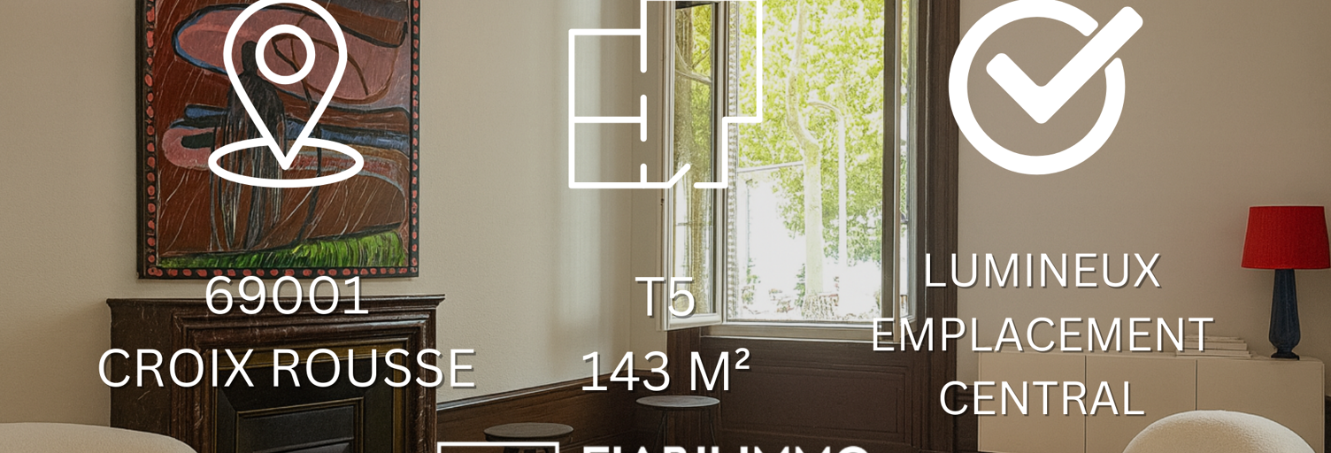 Appartement 6 Pièces 143 m² à vendre à Lyon 1 (69001)