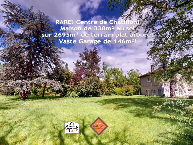 Centre Chatillon! Maison 310m² de surface au sol, sur 2695m² de terrain! — photo 1
