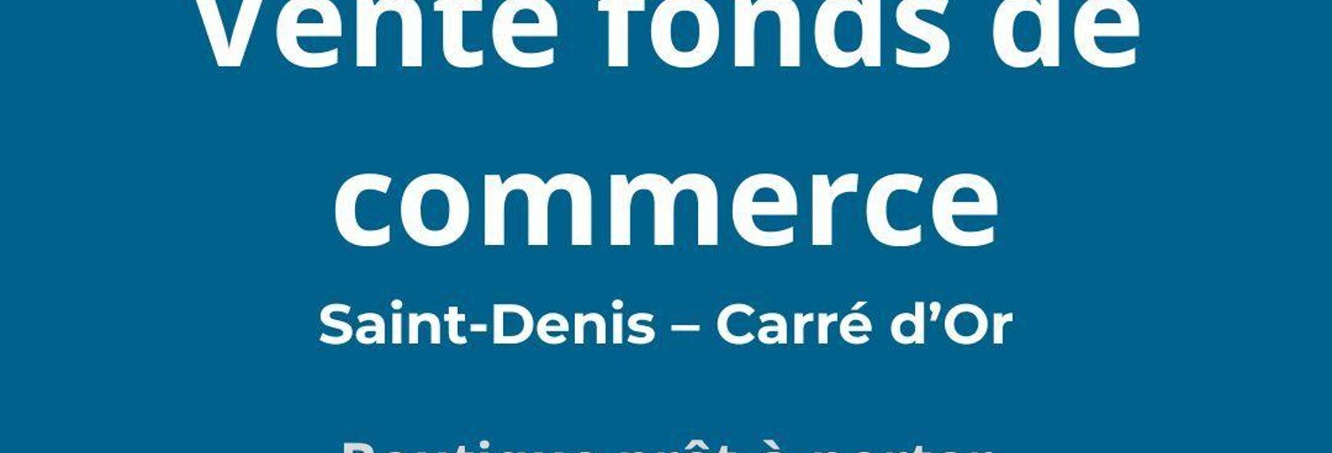 Commerce  90 m² à vendre à Saint-Denis (97400)