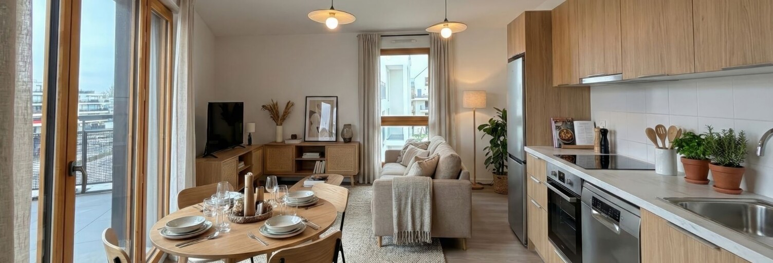 Appartement neuf T2, T3 Pièce 40 à 58 m² à vendre à Noisy-le-Grand (93160)