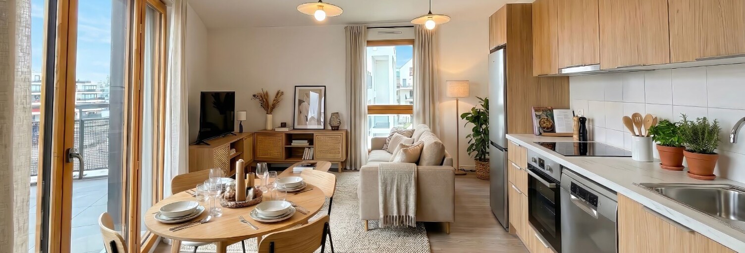 Appartement neuf T2, T3 Pièce 40 à 58 m² à vendre à Noisy-le-Grand (93160)