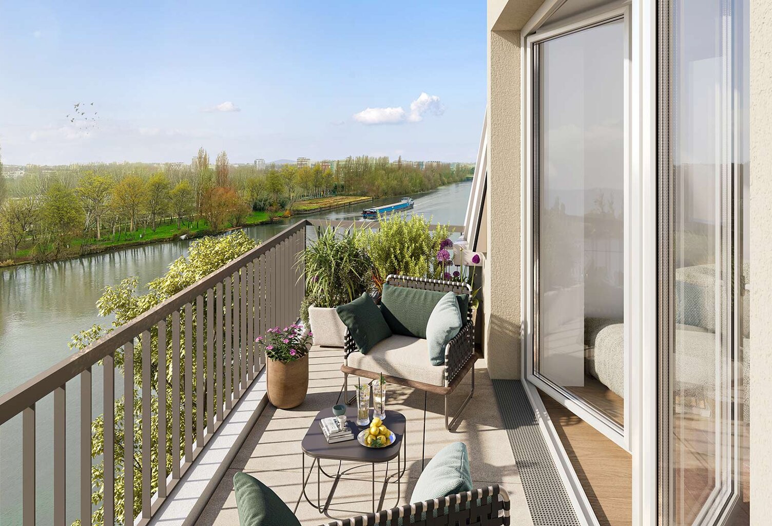 Une résidence élégante face aux bords de Seine — photo 1