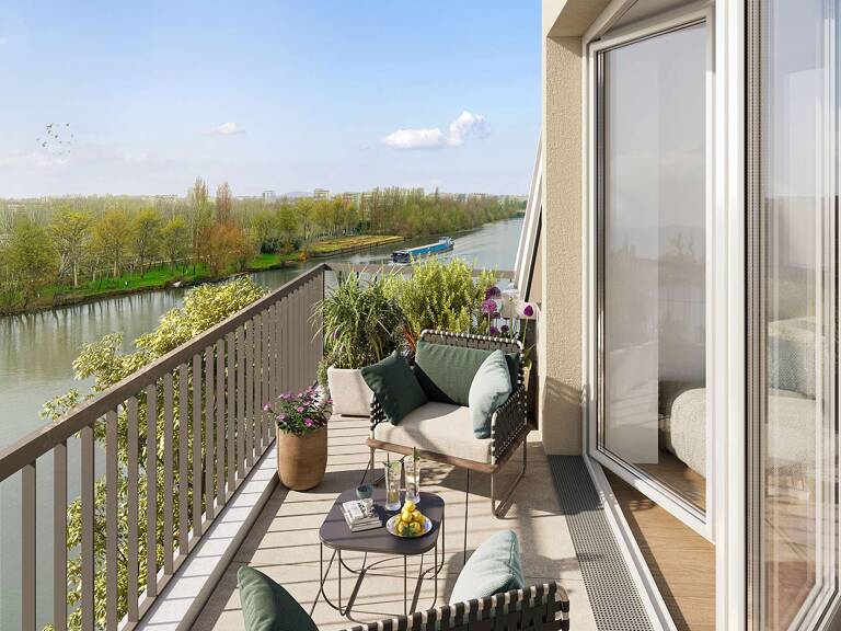 Une résidence élégante face aux bords de Seine — photo 1
