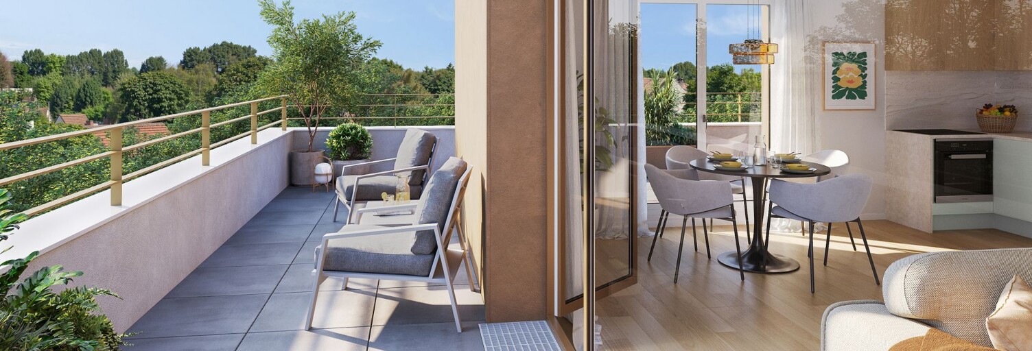 Appartement neuf T1, T2, T3, T4 Pièce 28 à 78 m² à vendre à Brunoy (91800)