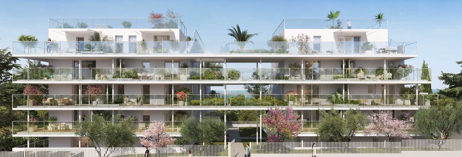 Appartement neuf T2, T4 Pièce 40 à 90 m² à vendre à Sète (34200)