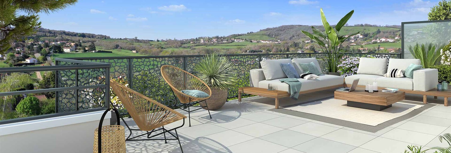 Appartement neuf T2, T3, T4 Pièce 45 à 98 m² à vendre à Lentilly (69210)