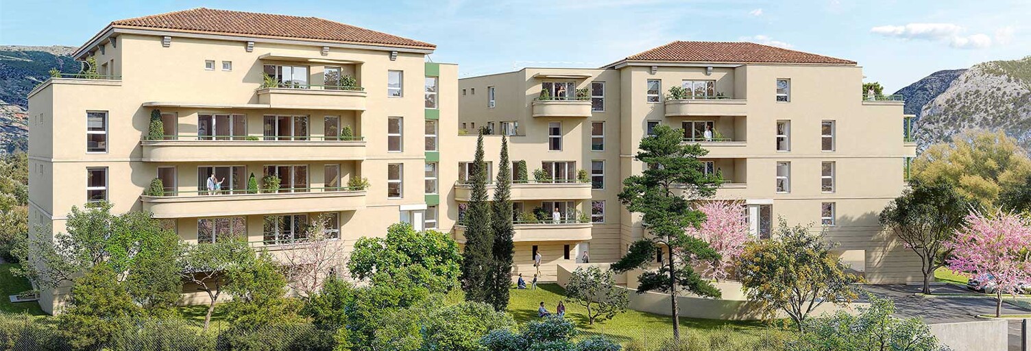 Appartement neuf T2, T3, T4 Pièce 41 à 82 m² à vendre à Le Revest-les-Eaux (83200)