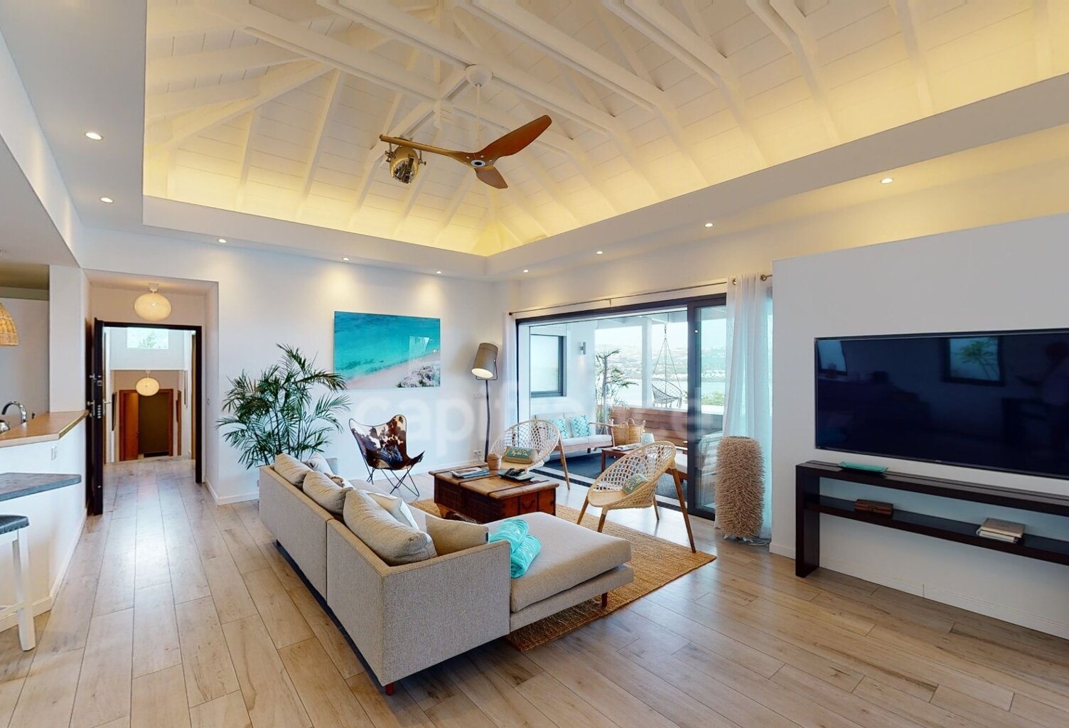 VILLA DE PRESTIGE À VENDRE 3 CHAMBRES AVEC VUE MER SUR GRAND CUL-DE-SAC, SAINT-BARTHÉLEMY (97133) — photo 1
