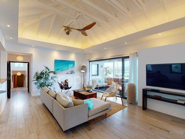 VILLA DE PRESTIGE À VENDRE 3 CHAMBRES AVEC VUE MER SUR GRAND CUL-DE-SAC, SAINT-BARTHÉLEMY (97133) — photo du bien