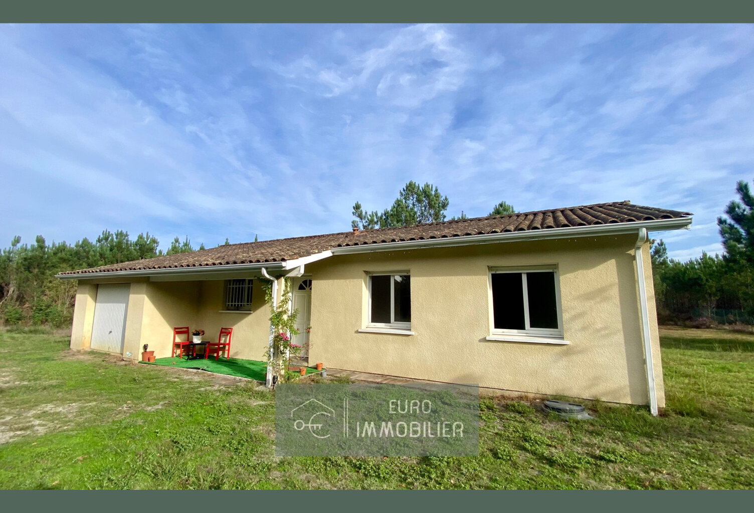 SORE MAISON PLAIN PIED 3 CHAMBRES - 2000m2- Landes (40) - Aq — photo 1